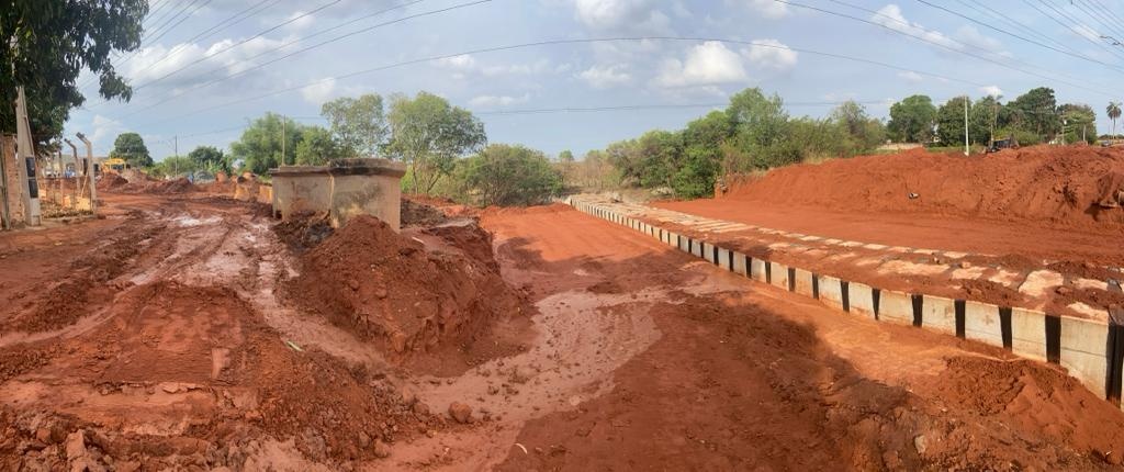 Instabilidade climática ainda compromete continuidade das obras na ponte entre o Barretos II e o Christiano Carvalho