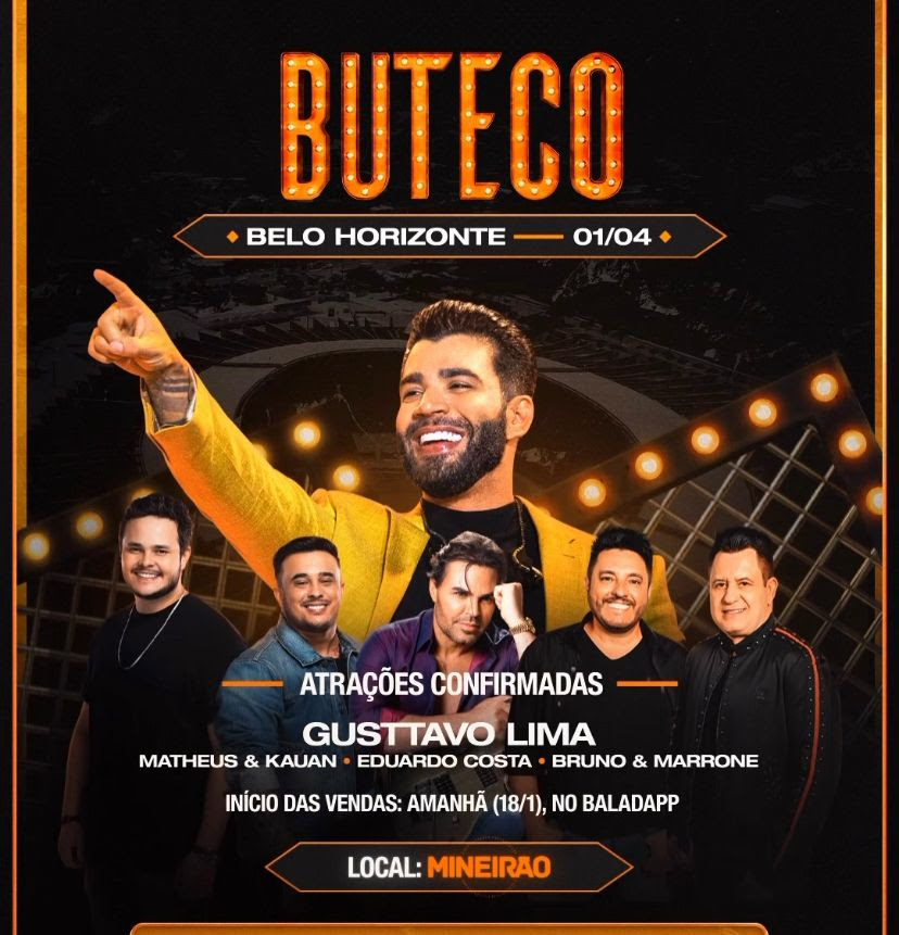 Buteco retorna a Belo Horizonte no dia 01 de abril
