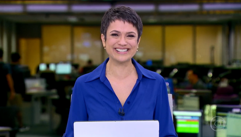 Sandra Annenberg se despede emocionada do Jornal Hoje