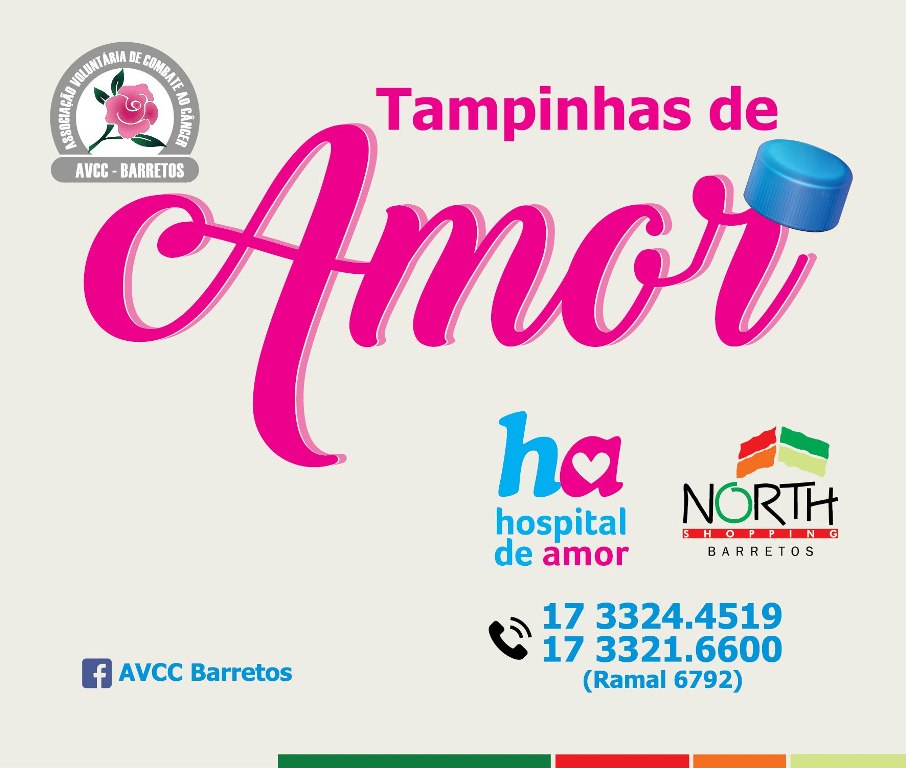 Campanha “Tampinhas de Amor” tem ponto de coleta no North Shopping Barretos