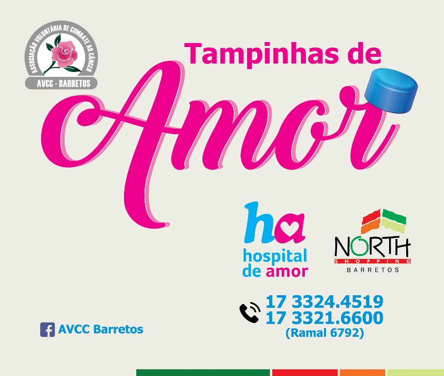 Campanha “Tampinhas de  Amor” tem ponto de coleta no North Shopping Barretos