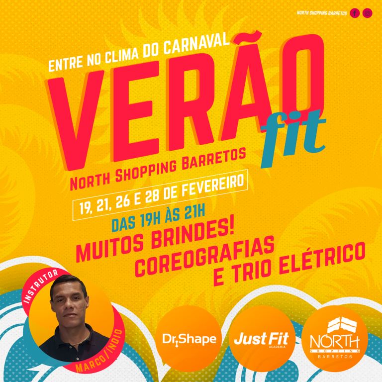 Verão Fit – North Shopping Barretos acontece em fevereiro