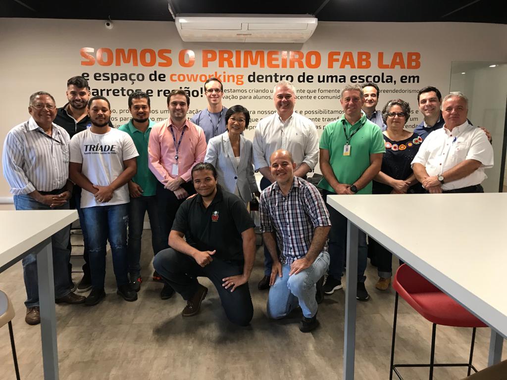 FABLAB do UNIFEB recebe visita do Diretor Técnico do Sebrae-SP