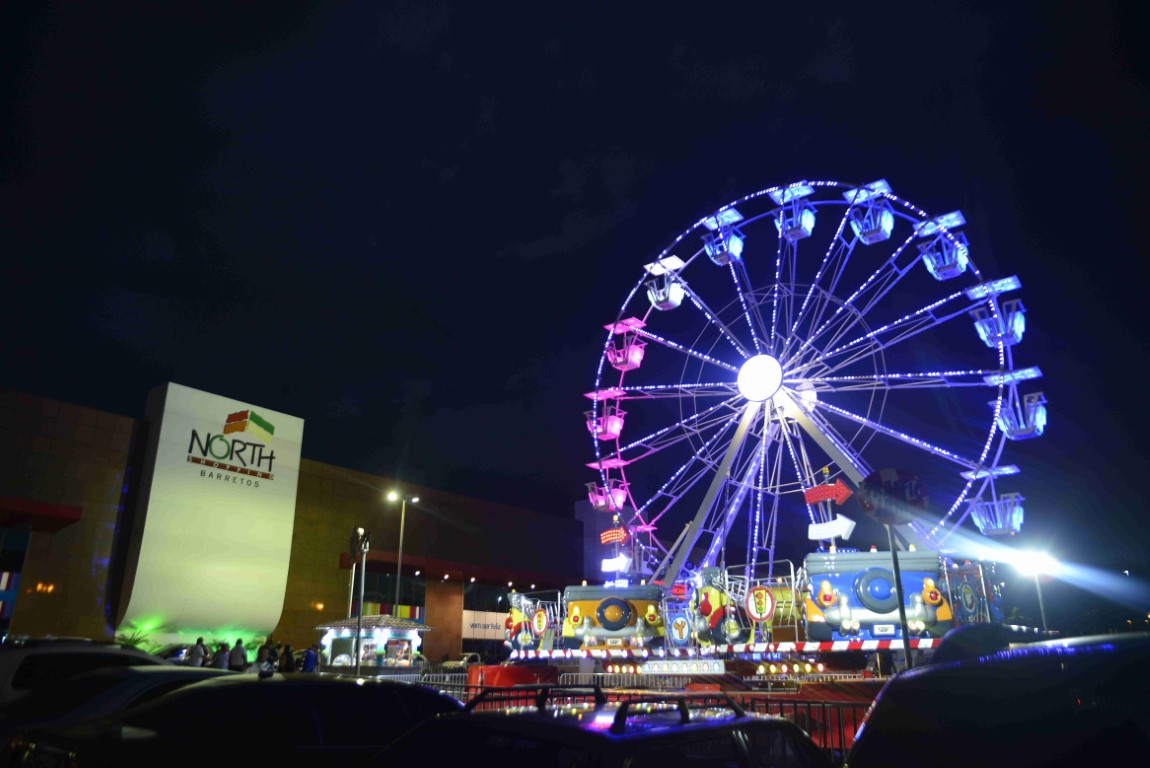 Sucesso de público faz com que Roda Gigante permaneça no North Shopping até o dia 13