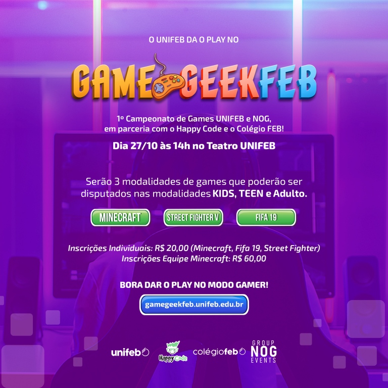 UNIFEB sedia 1º Campeonato de Games de Barretos